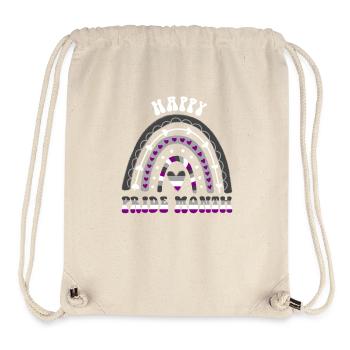 Happy Pride Month Ace Pride Regenbogen - Stanley/Stella recycelter Gym Bag - Naturweiß - Vorne