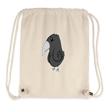 Crow - Stanley/Stella Recycled Gym Bag - natural - Front