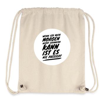 Alkohol Saufspruch Malle Party - Stanley/Stella recycelter Gym Bag - Naturweiß - Vorne
