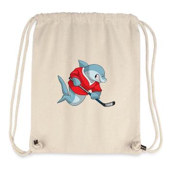 Hai Eishockey Eishockeyschläger - Stanley/Stella recycelter Gym Bag - Naturweiß - Vorne