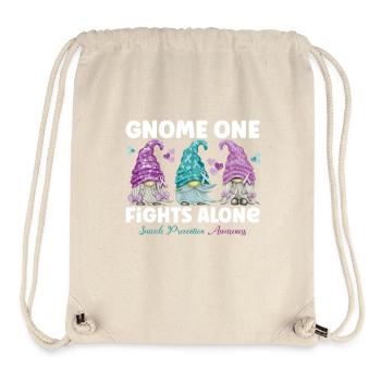 Gnome One lutte contre la prévention du suicide - Sac à cordon recyclé Stanley/Stella - blanc naturel - Devant
