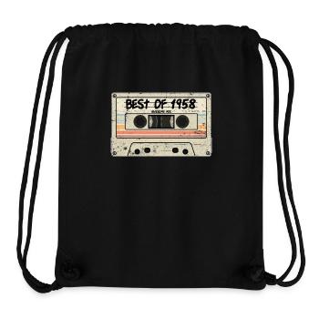 Best of 1958 - Stanley/Stella Recycled Gym Bag - black - Front