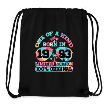 Unique Born 1993 Édition Limitée - Sac à cordon recyclé Stanley/Stella - noir - Devant