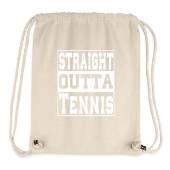 Tennis Spruch lustig - Stanley/Stella recycelter Gym Bag - Naturweiß - Vorne