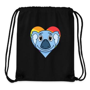 LGBT Animal Koala Rainbow - Stanley/Stella Recycled Gym Bag - black - Front