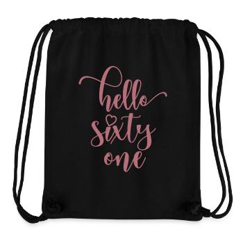 Hallo einundsiebzig süßer 71 Jahre alter Geburtstag - Stanley/Stella recycelter Gym Bag - Schwarz - Vorne
