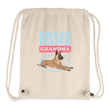 Deutsche Dogge Hunde | Hundebesitzerin Geschenk - Stanley/Stella recycelter Gym Bag - Naturweiß - Vorne