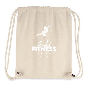 Workout with drumsticks - Pound Fitness - Stanley/Stella Recycled Gym Bag - natural - Front