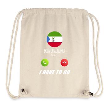 Equatorial Guinea calls to Lusiger flags saying - Stanley/Stella Recycled Gym Bag - natural - Front