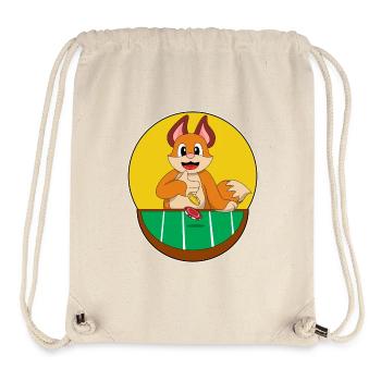 Jetons de poker Fox Poker - Sac à cordon recyclé Stanley/Stella - blanc naturel - Devant