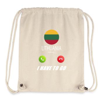 Lithuania calls on Lusiger flags - Stanley/Stella Recycled Gym Bag - natural - Front