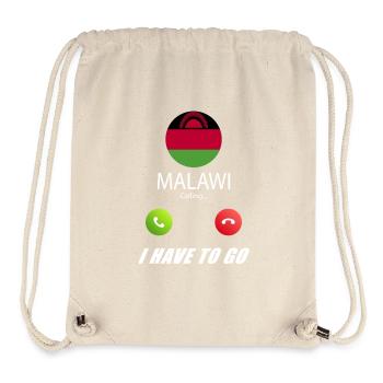 Malawi calls lusiger flags - Stanley/Stella Recycled Gym Bag - natural - Front