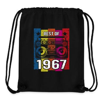Best Of 1967 Stereo Radio Cassette Player - Stanley/Stella Recycled Gym Bag - black - Front