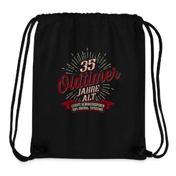 35. Geburtstag Oldtimer - Stanley/Stella recycelter Gym Bag - Schwarz - Vorne