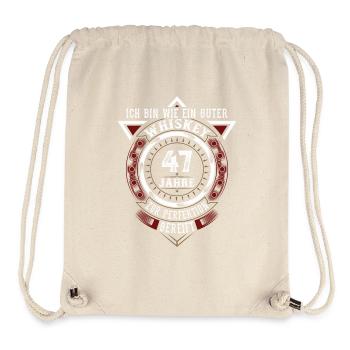 47. Geburtstag Whiskey Whisky - Stanley/Stella recycelter Gym Bag - Naturweiß - Vorne