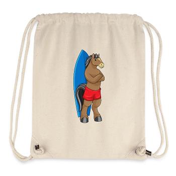 Surf Surf Surf Été - Sac à cordon recyclé Stanley/Stella - blanc naturel - Devant