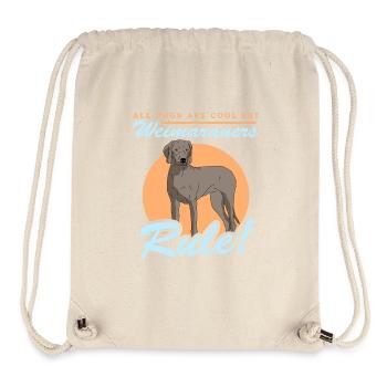 Weimaraner | Hunde Hundebesitzer Geschenk - Stanley/Stella recycelter Gym Bag - Naturweiß - Vorne