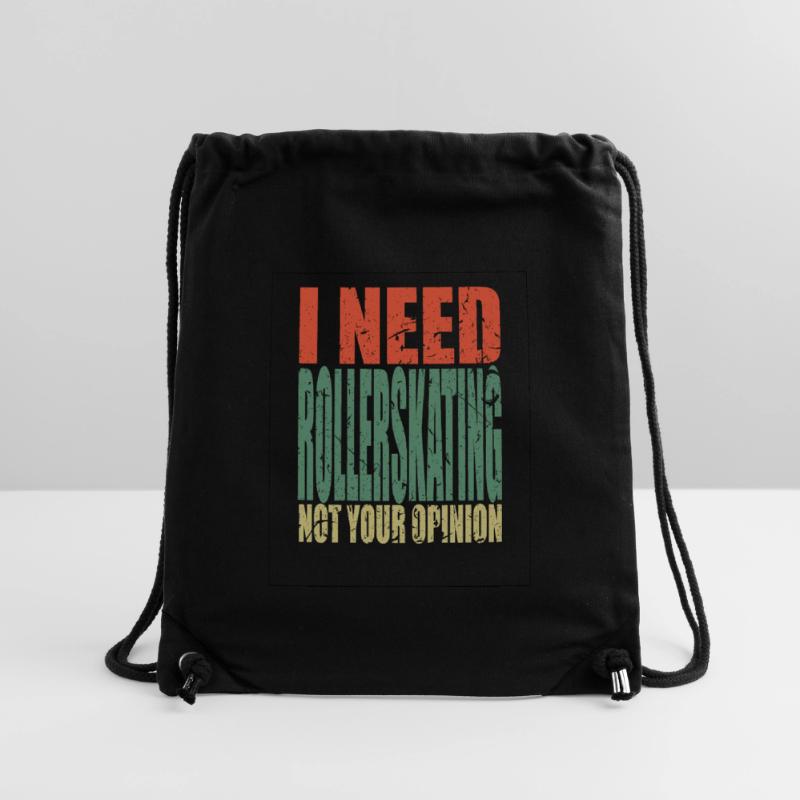 Rollerskating saying funny Stanley/Stella Recycled Gym Bag