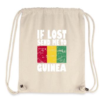 Guinea Flag Saying - Stanley/Stella Recycled Gym Bag - natural - Front