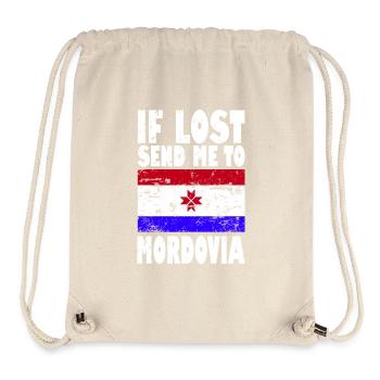 Mordovia Flag Slogan - Stanley/Stella Recycled Gym Bag - natural - Front