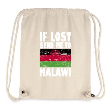 Malawi Flag Saying - Stanley/Stella Recycled Gym Bag - natural - Front