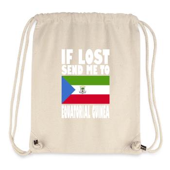 Drapeau de la Guinée équatoriale - Sac à cordon recyclé Stanley/Stella - blanc naturel - Devant