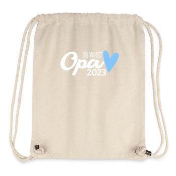 Opa 2023 loading - Stanley/Stella recycelter Gym Bag - Naturweiß - Vorne