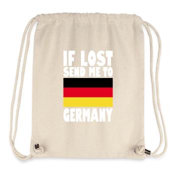 Germany Flag Slogan - Stanley/Stella Recycled Gym Bag - natural - Front