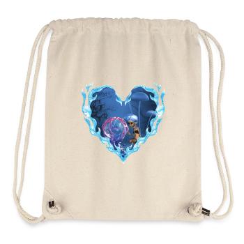 Cute fairy with fantasy fish - Stanley/Stella Recycled Gym Bag - natural - Front