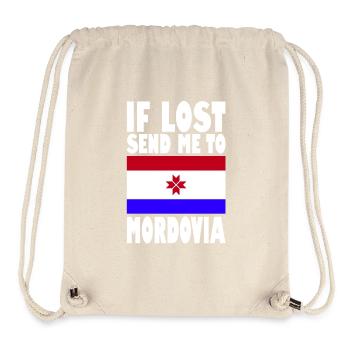 Mordovia Flag Slogan - Stanley/Stella Recycled Gym Bag - natural - Front