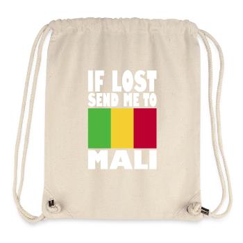 Mali Flag Slogan - Stanley/Stella Recycled Gym Bag - natural - Front