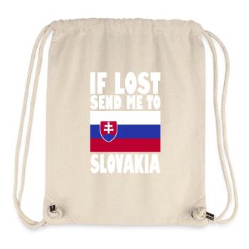 Slowakei Flagge Spruch - Stanley/Stella recycelter Gym Bag - Naturweiß - Vorne