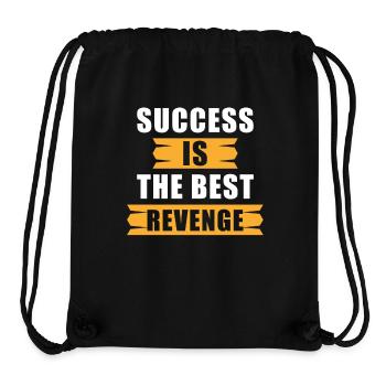 Erfolg Ist Die Beste Rache - Stanley/Stella recycelter Gym Bag - Schwarz - Vorne