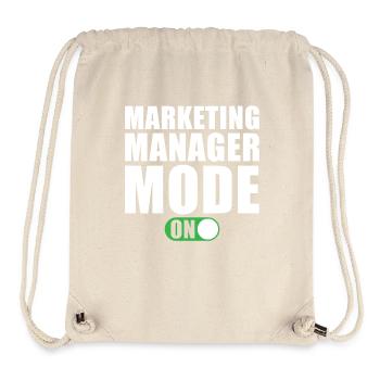 Marketing Manager Modus An - Stanley/Stella recycelter Gym Bag - Naturweiß - Vorne