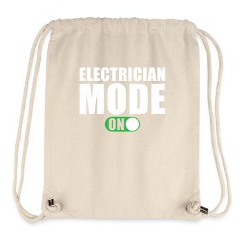 Electrician Mode On - Stanley/Stella Recycled Gym Bag - natural - Front