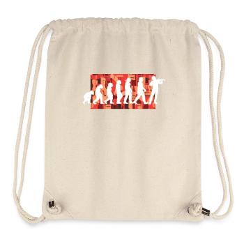Violinist Evolution - Stanley/Stella Recycled Gym Bag - natural - Front