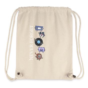 Record and Friends - Never Forget - Stanley/Stella Recycled Gym Bag - natural - Front