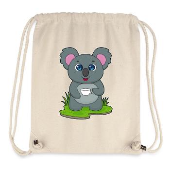 Koala Mug - Sac à cordon recyclé Stanley/Stella - blanc naturel - Devant
