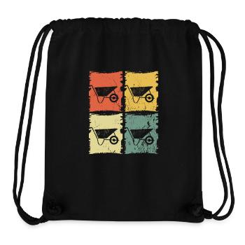 Schubkarre Gärtner - Stanley/Stella recycelter Gym Bag - Schwarz - Vorne