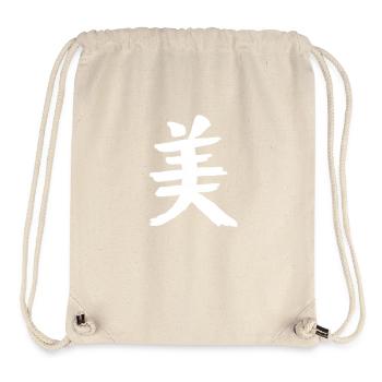 Beauty Chinese Script Character Symbol - Stanley/Stella Recycled Gym Bag - natural - Front