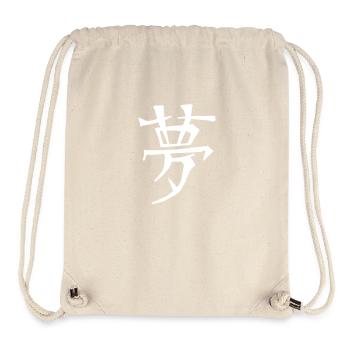 Traum Chinesische Schrift Zeichen Symbol - Stanley/Stella recycelter Gym Bag - Naturweiß - Vorne