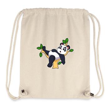 Panda Zweig - Stanley/Stella recycelter Gym Bag - Naturweiß - Vorne