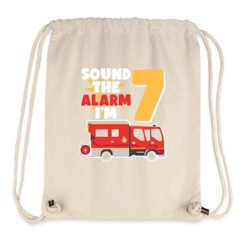 Sound The Alarm I at 7 | Firefighter Topic - Stanley/Stella Recycled Gym Bag - natural - Front