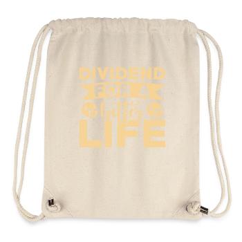 Dividend Shareholder Shares - Stanley/Stella Recycled Gym Bag - natural - Front