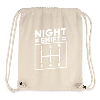 Night shift | Motorist joke | Fun - Stanley/Stella Recycled Gym Bag - natural - Front