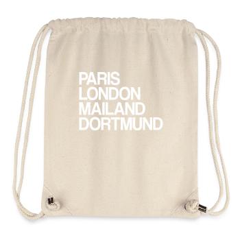 Dortmund Paris London Milan I love Dortmunders - Stanley/Stella Recycled Gym Bag - natural - Front
