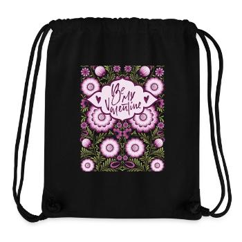 Be-My-Valentine, romantic saying, Valentine's Day - Stanley/Stella Recycled Gym Bag - black - Front