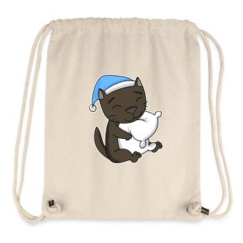 Katze Katzenrasse Havana - Stanley/Stella recycelter Gym Bag - Naturweiß - Vorne