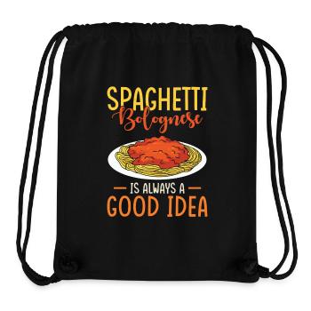Spaghetti Bolognese - Stanley/Stella recycelter Gym Bag - Schwarz - Vorne