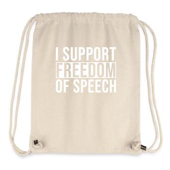 Freedom of Expression - Stanley/Stella Recycled Gym Bag - natural - Front